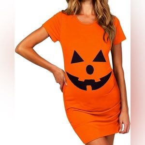 🎃 maternity dress - jack o’ lantern